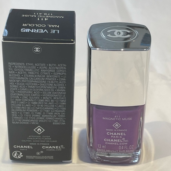 LIMITED EDITION CHANEL LE VERNIS NAIL POLISH MAGNETIC MUSE 411 - Picture 5 of 7